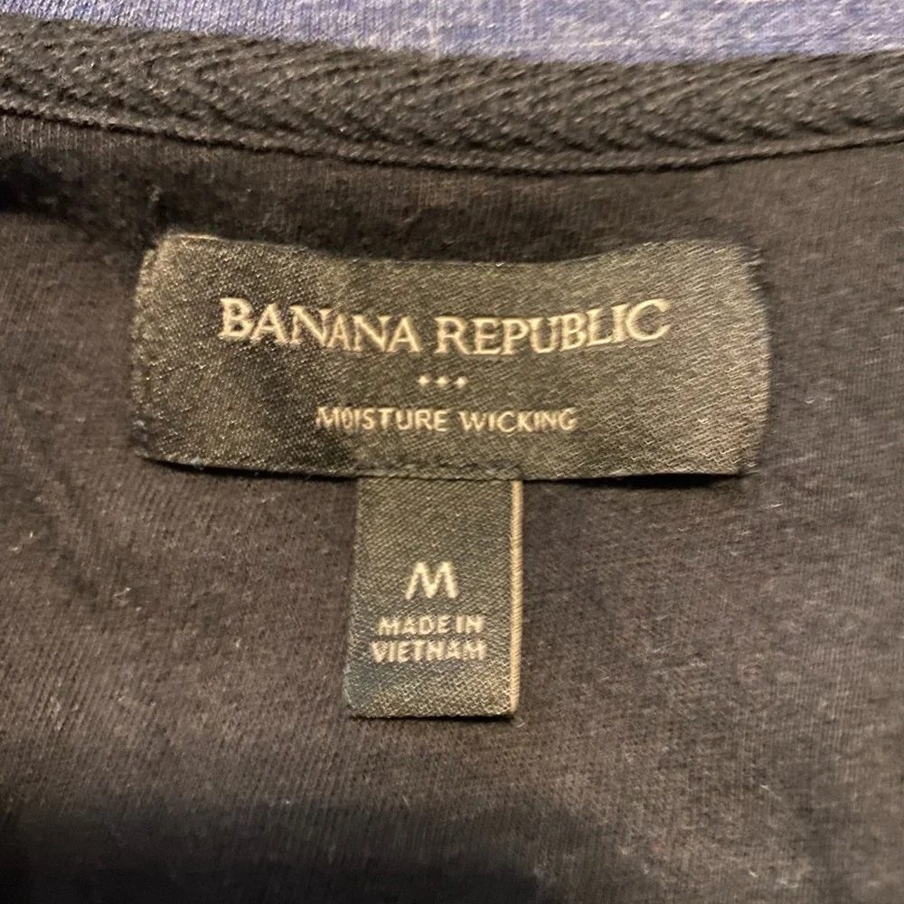 EUC Banana Republic 1/4 Zip Sweatshirt SZ M Blue